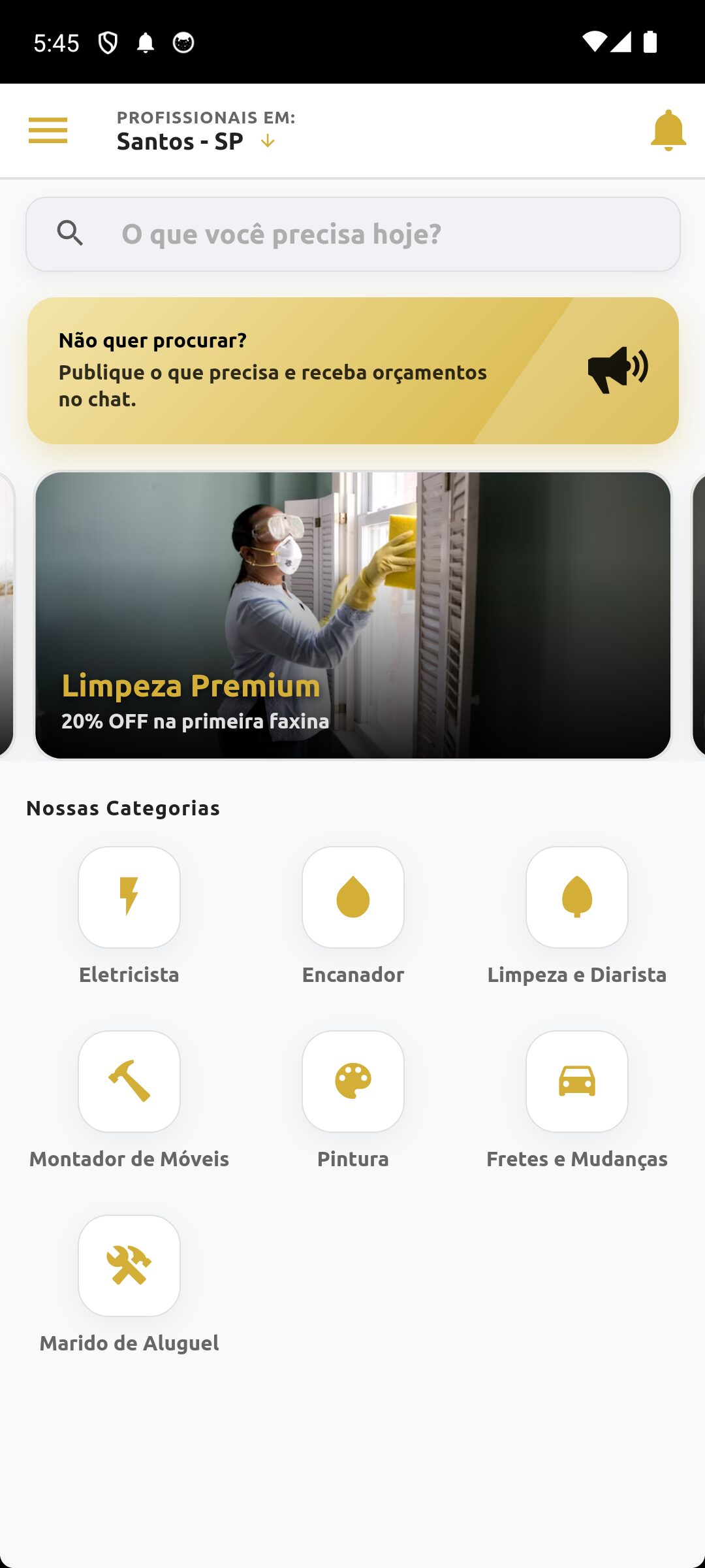 App de Serviços
